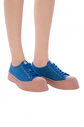 Lace-up sneakers with logo, zdjęcie 2 Lace-up sneakers with logo od Marni
